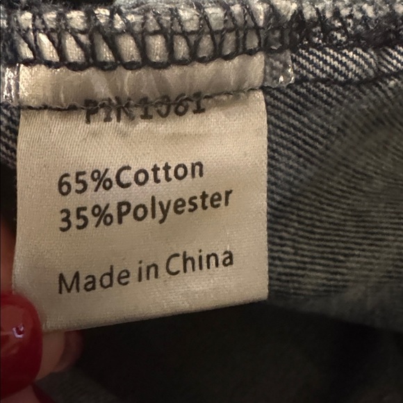 Malonacia Denim Overall Jumper Dress Womens 4 Heavily embroidered Floral Cotton - Picture 11 of 14